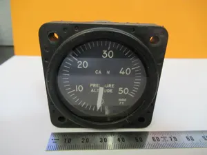 INDICATOR PRESSURE ALTITUDE GRUMMAN KOLLSMAN AIRCRAFT INSTRUMENT as pic p9-a-90